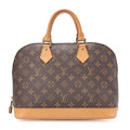 LOUIS VUITTON Louis Vuitton Handbag Monogram ALMA PM N51130 Brown Gold-Tone Hardware, Pre-Owned