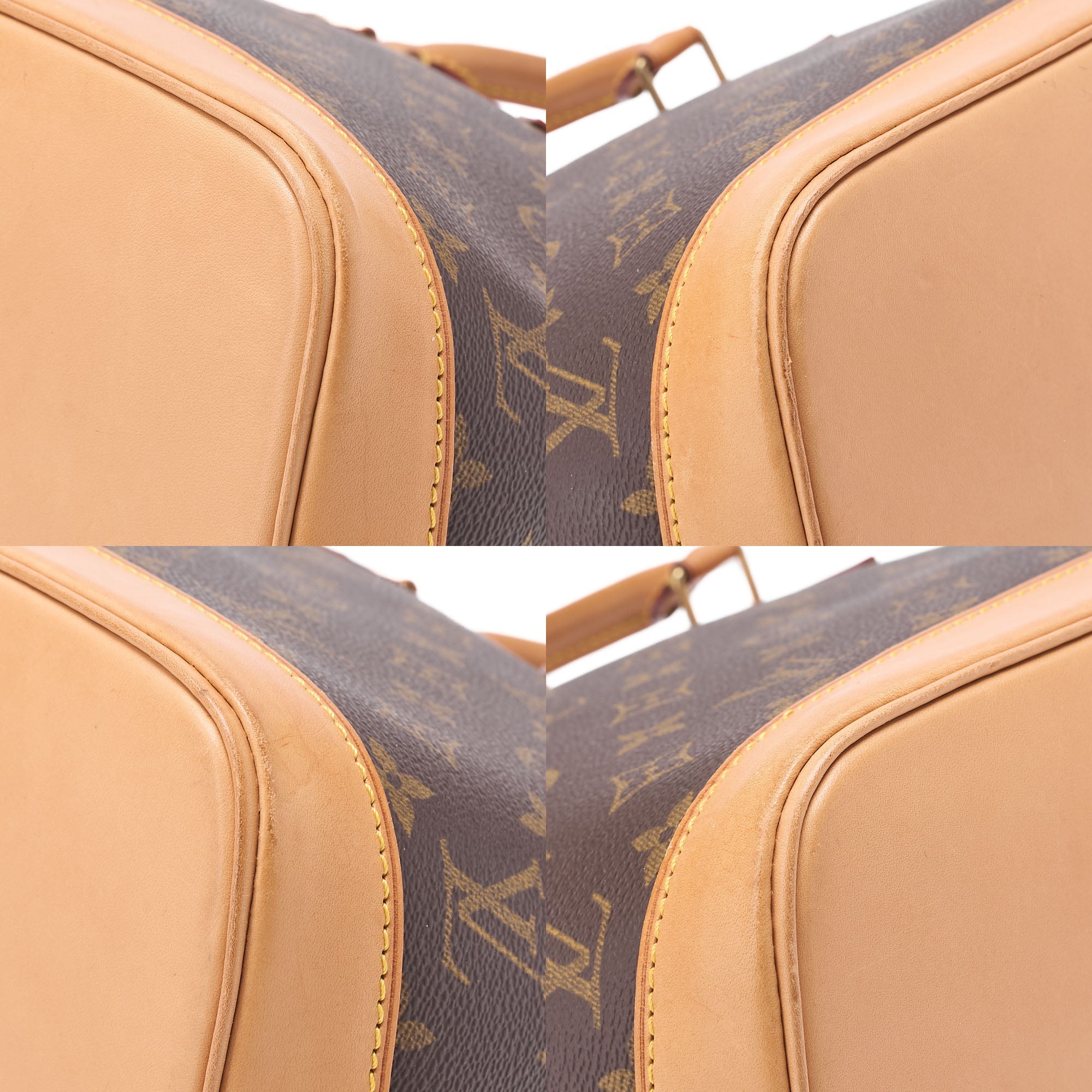 LOUIS VUITTON Louis Vuitton Handbag Monogram ALMA PM N51130 Brown Gold-Tone Hardware, Pre-Owned
