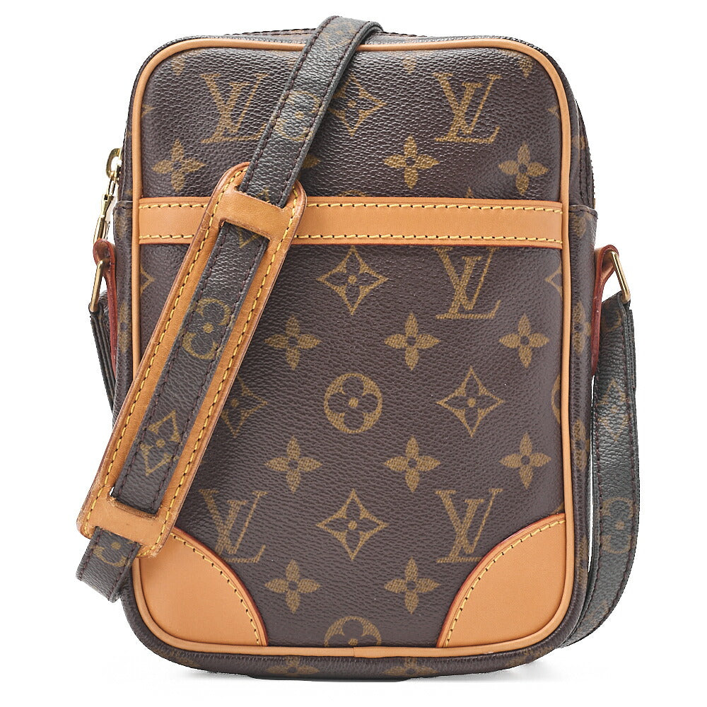 LOUIS VUITTON Louis Vuitton Shoulder Bag Monogram Danube M45266 Brown Gold-Tone Hardware, Pre-Owned
