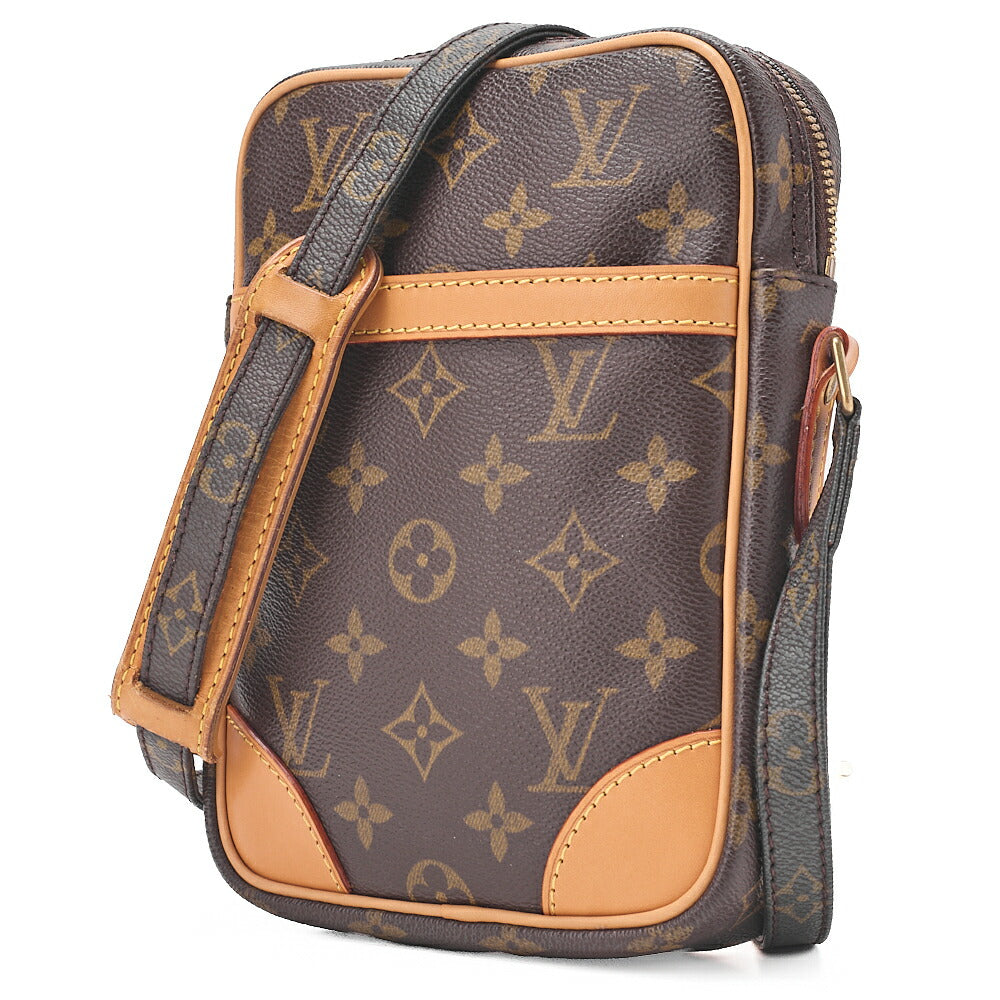 LOUIS VUITTON Louis Vuitton Shoulder Bag Monogram Danube M45266 Brown Gold-Tone Hardware, Pre-Owned