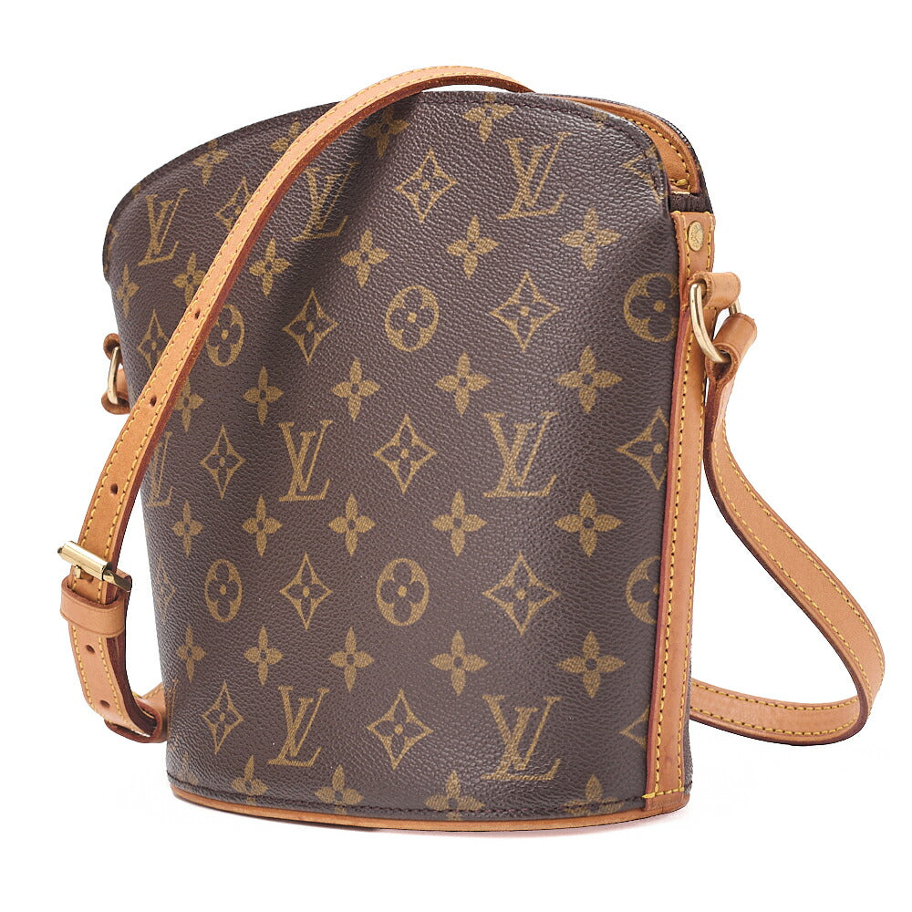 LOUIS VUITTON Louis Vuitton Shoulder Bag Monogram Drouo M51290 Brown Gold-Tone Hardware, Pre-Owned