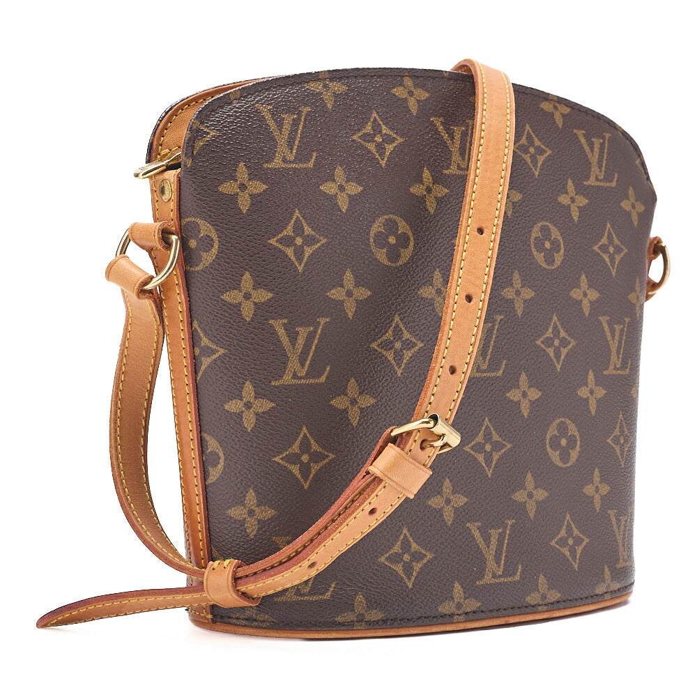 LOUIS VUITTON Louis Vuitton Shoulder Bag Monogram Drouo M51290 Brown Gold-Tone Hardware, Pre-Owned