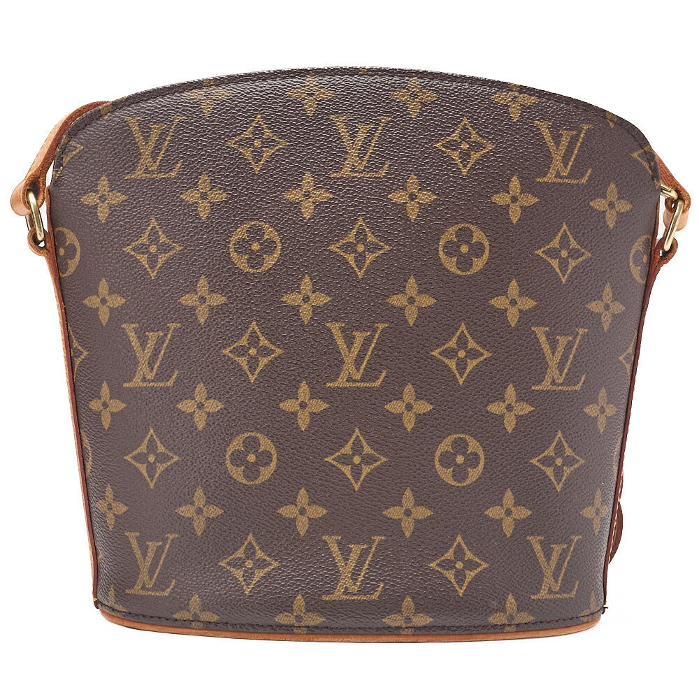 LOUIS VUITTON Louis Vuitton Shoulder Bag Monogram Drouo M51290 Brown Gold-Tone Hardware, Pre-Owned