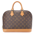 LOUIS VUITTON Louis Vuitton Handbag Monogram ALMA PM N51130 Brown Gold-Tone Hardware, Pre-Owned