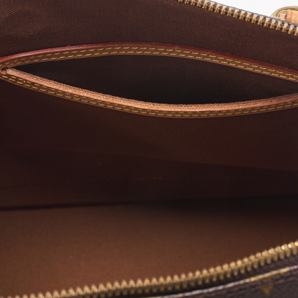 LOUIS VUITTON Louis Vuitton Handbag Monogram ALMA PM N51130 Brown Gold-Tone Hardware, Pre-Owned