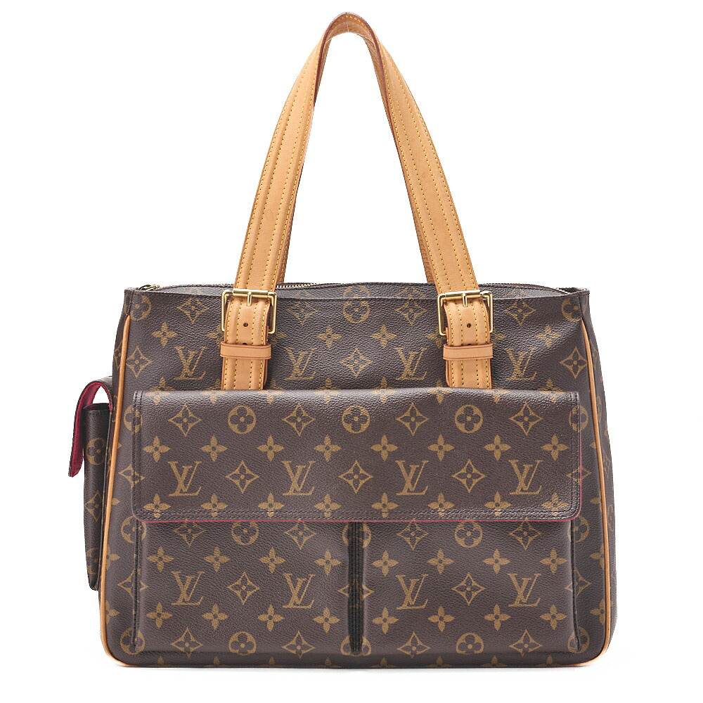 LOUIS VUITTON Monogram Myrti Pricite Handbag M51162 Brown Gold-Tone Hardware, Pre-Owned