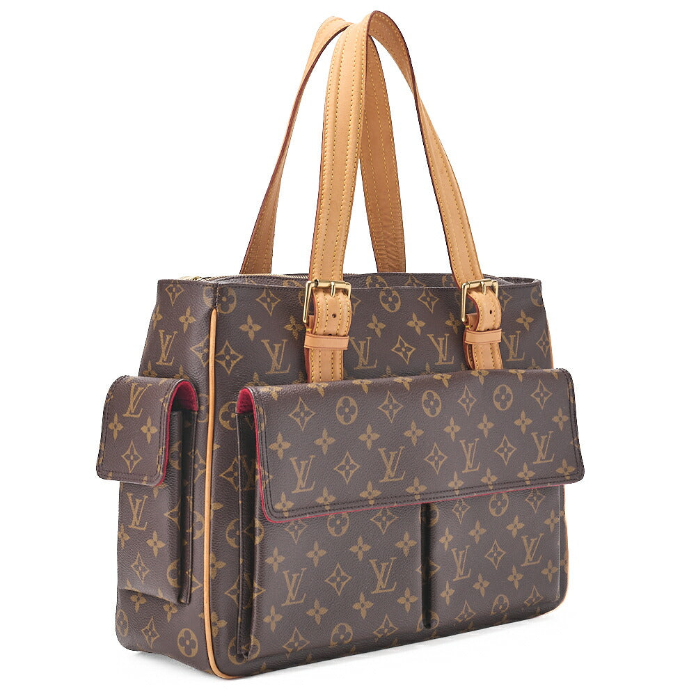 LOUIS VUITTON Monogram Myrti Pricite Handbag M51162 Brown Gold-Tone Hardware, Pre-Owned