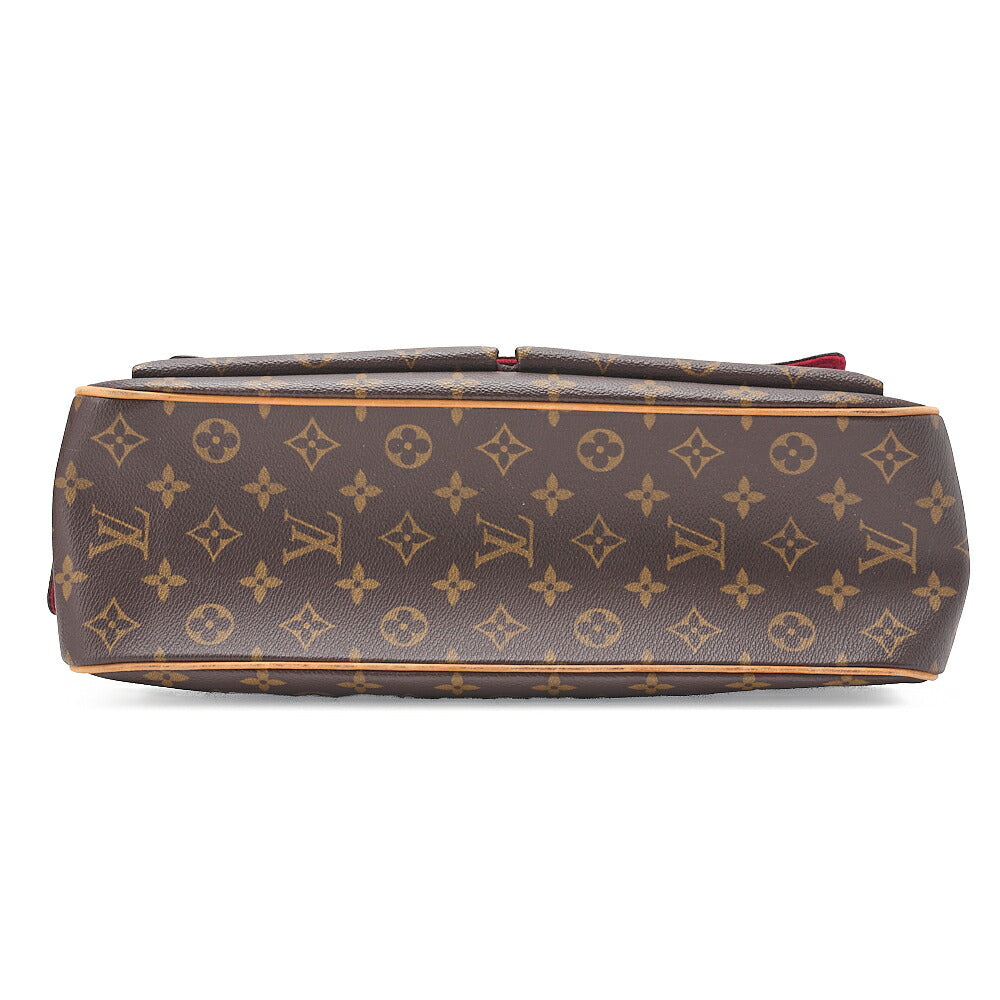 LOUIS VUITTON Monogram Myrti Pricite Handbag M51162 Brown Gold-Tone Hardware, Pre-Owned