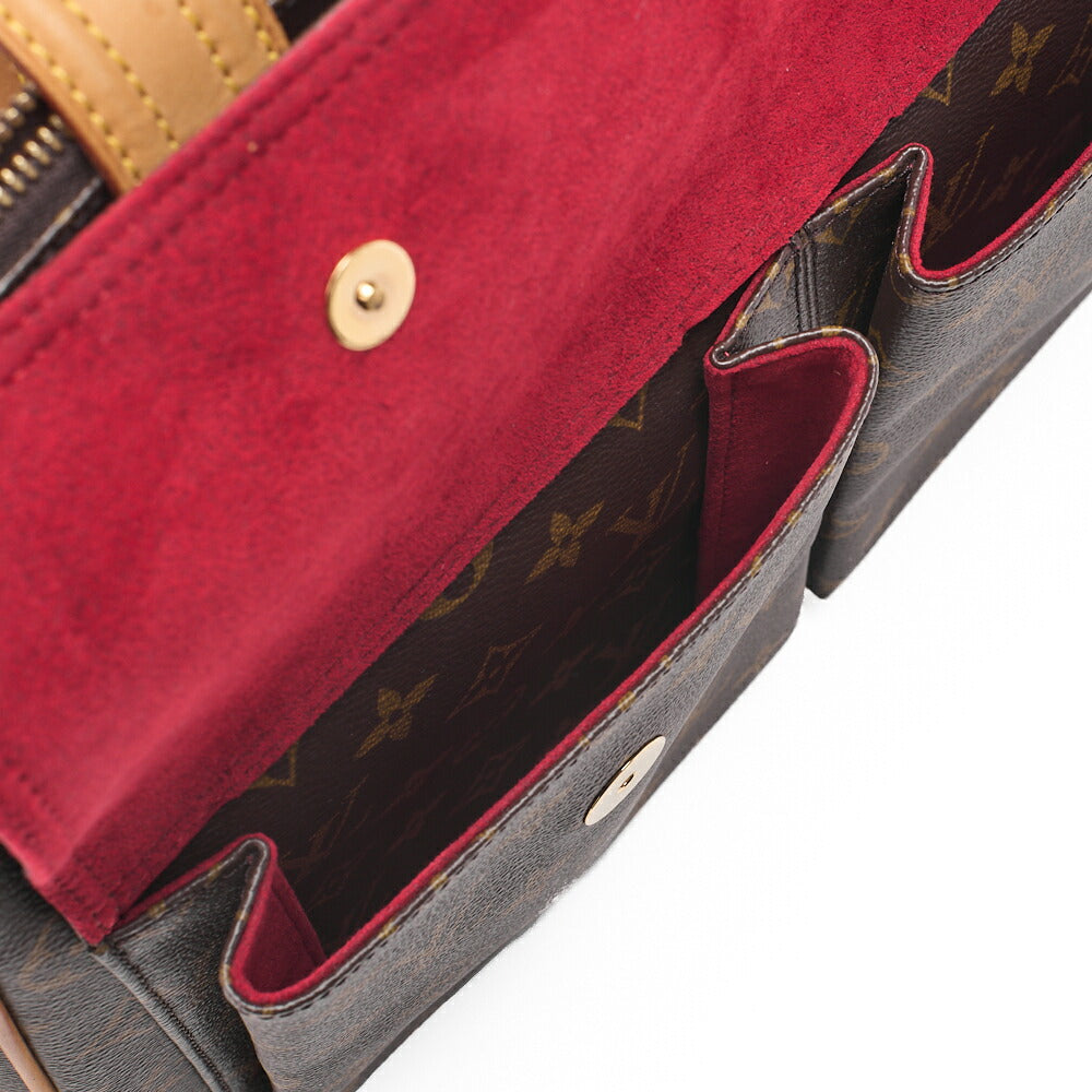 LOUIS VUITTON Monogram Myrti Pricite Handbag M51162 Brown Gold-Tone Hardware, Pre-Owned