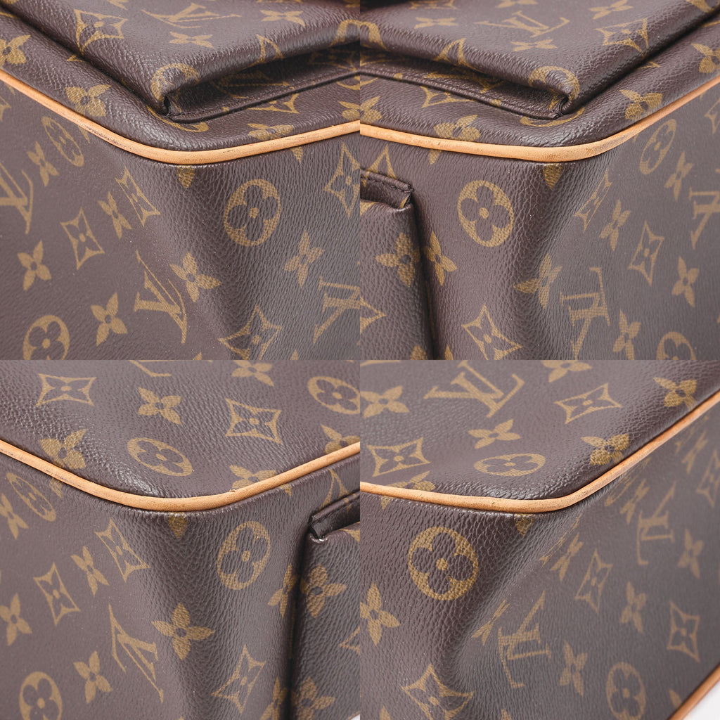LOUIS VUITTON Monogram Myrti Pricite Handbag M51162 Brown Gold-Tone Hardware, Pre-Owned