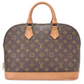 LOUIS VUITTON Louis Vuitton Handbag Monogram ALMA PM N51130 Brown Gold-Tone Hardware, Pre-Owned