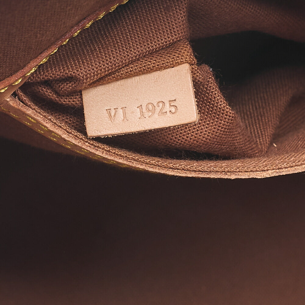 LOUIS VUITTON Louis Vuitton Handbag Monogram ALMA PM N51130 Brown Gold-Tone Hardware, Pre-Owned