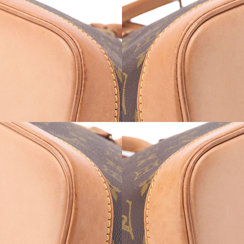 LOUIS VUITTON Louis Vuitton Handbag Monogram ALMA PM N51130 Brown Gold-Tone Hardware, Pre-Owned