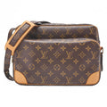 LOUIS VUITTON Louis Vuitton Shoulder Back Monogram Nile M45244 Brown Gold-Tone Hardware, Pre-Owned