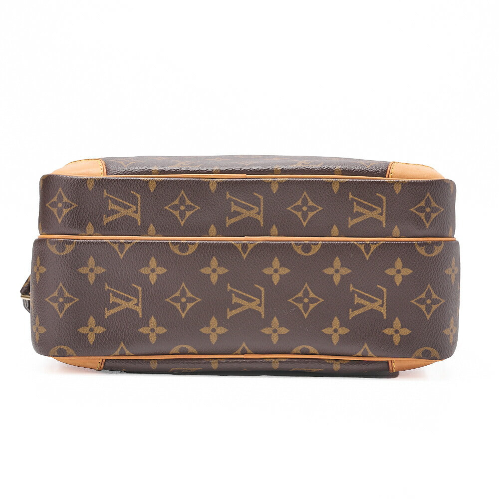 LOUIS VUITTON Louis Vuitton Shoulder Back Monogram Nile M45244 Brown Gold-Tone Hardware, Pre-Owned
