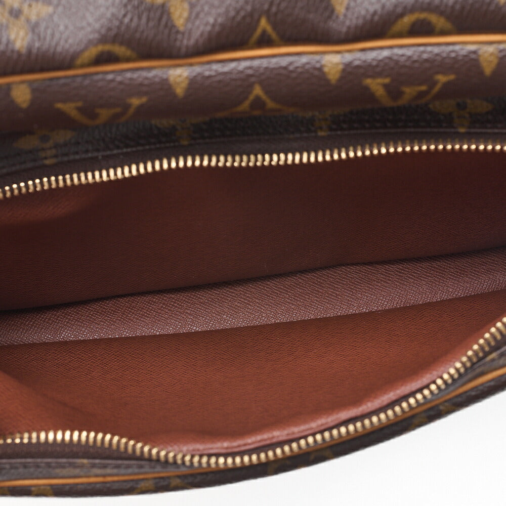 LOUIS VUITTON Louis Vuitton Shoulder Back Monogram Nile M45244 Brown Gold-Tone Hardware, Pre-Owned