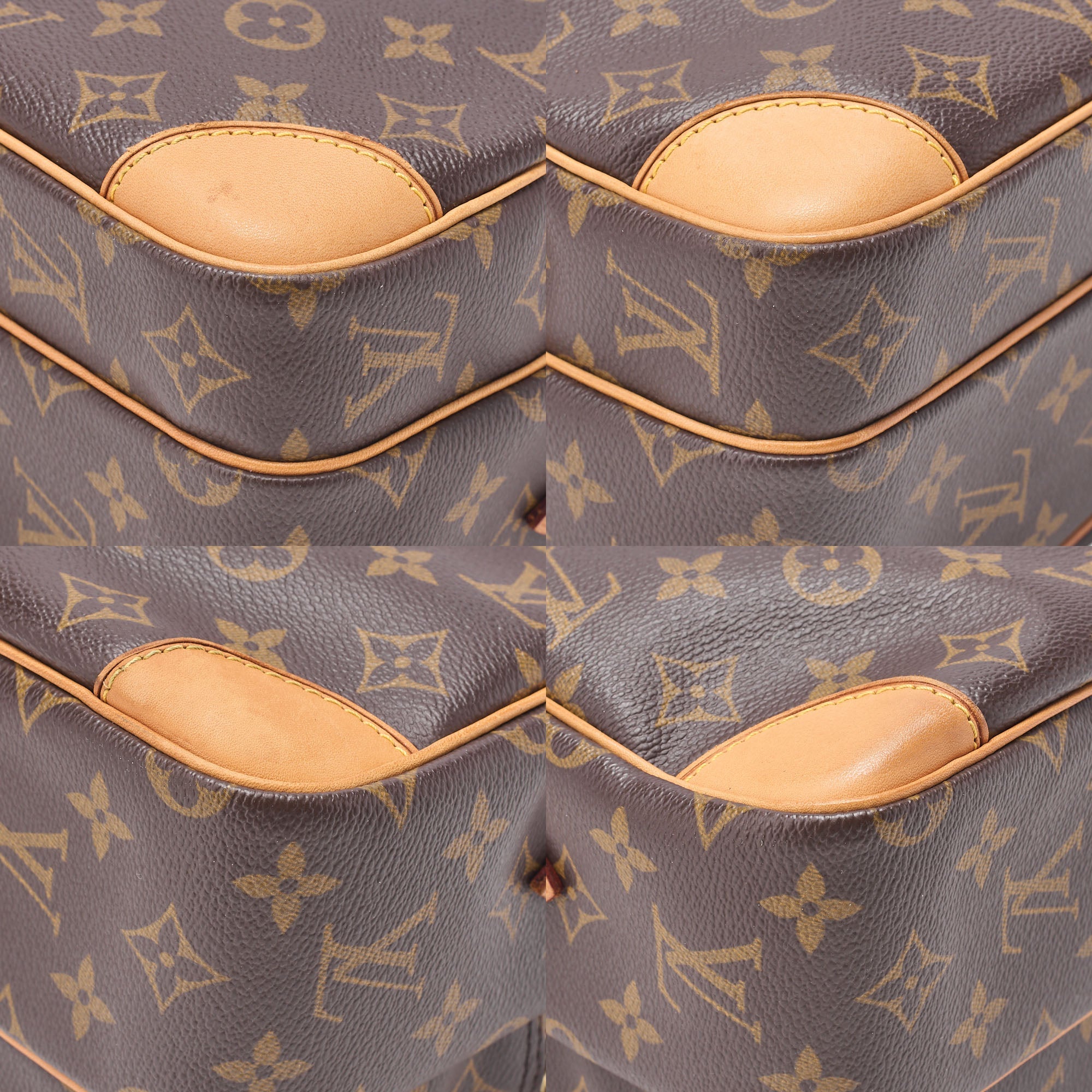 LOUIS VUITTON Louis Vuitton Shoulder Back Monogram Nile M45244 Brown Gold-Tone Hardware, Pre-Owned