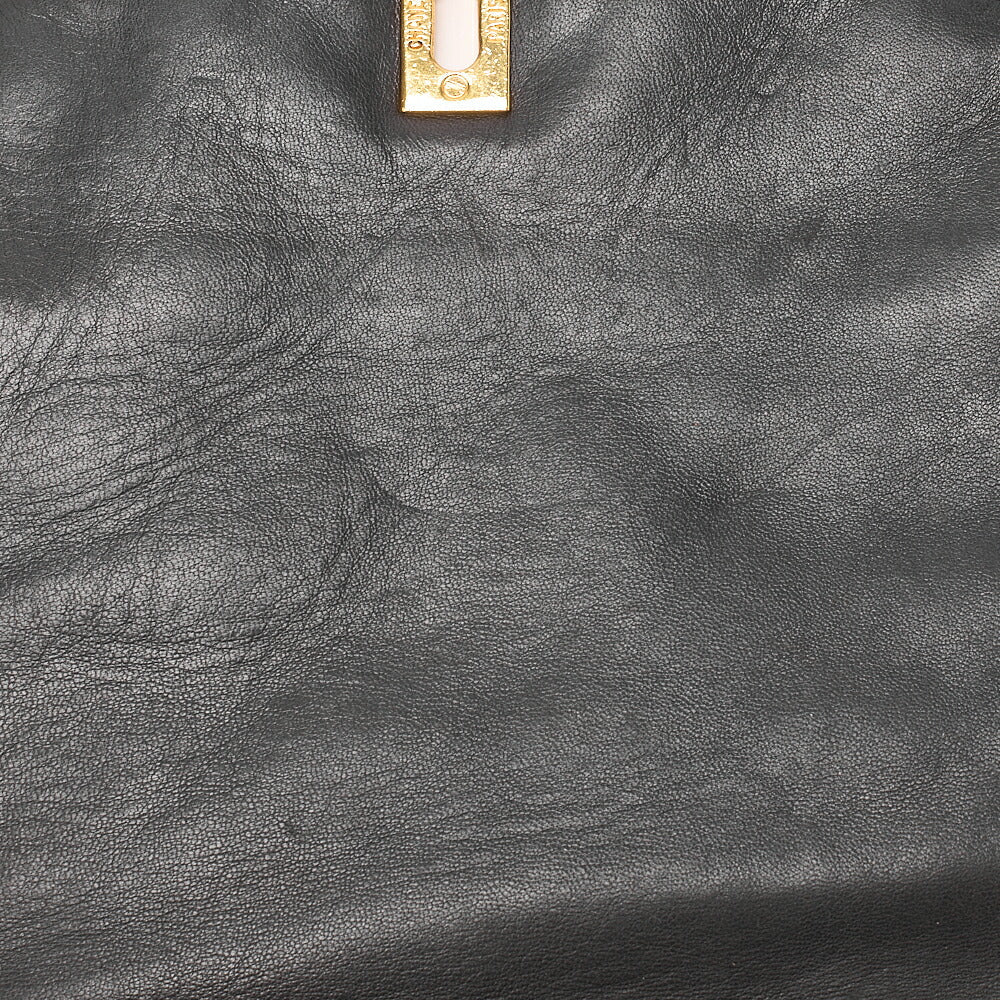 CHANEL Shoulder Bag Rucksack Lambskin Matelasse Deca Coco Turnlock Black Gold-Tone Hardware, Pre-Owned