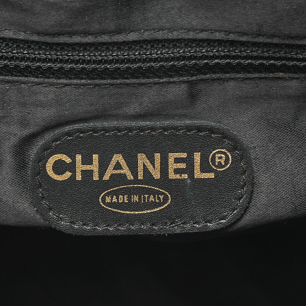 CHANEL Shoulder Bag Rucksack Lambskin Matelasse Deca Coco Turnlock Black Gold-Tone Hardware, Pre-Owned
