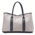HERMES Garden Party PM Tote Bag to Toy Ash (Coated) Gray Silver-Tone Hardware, Pre-Owned