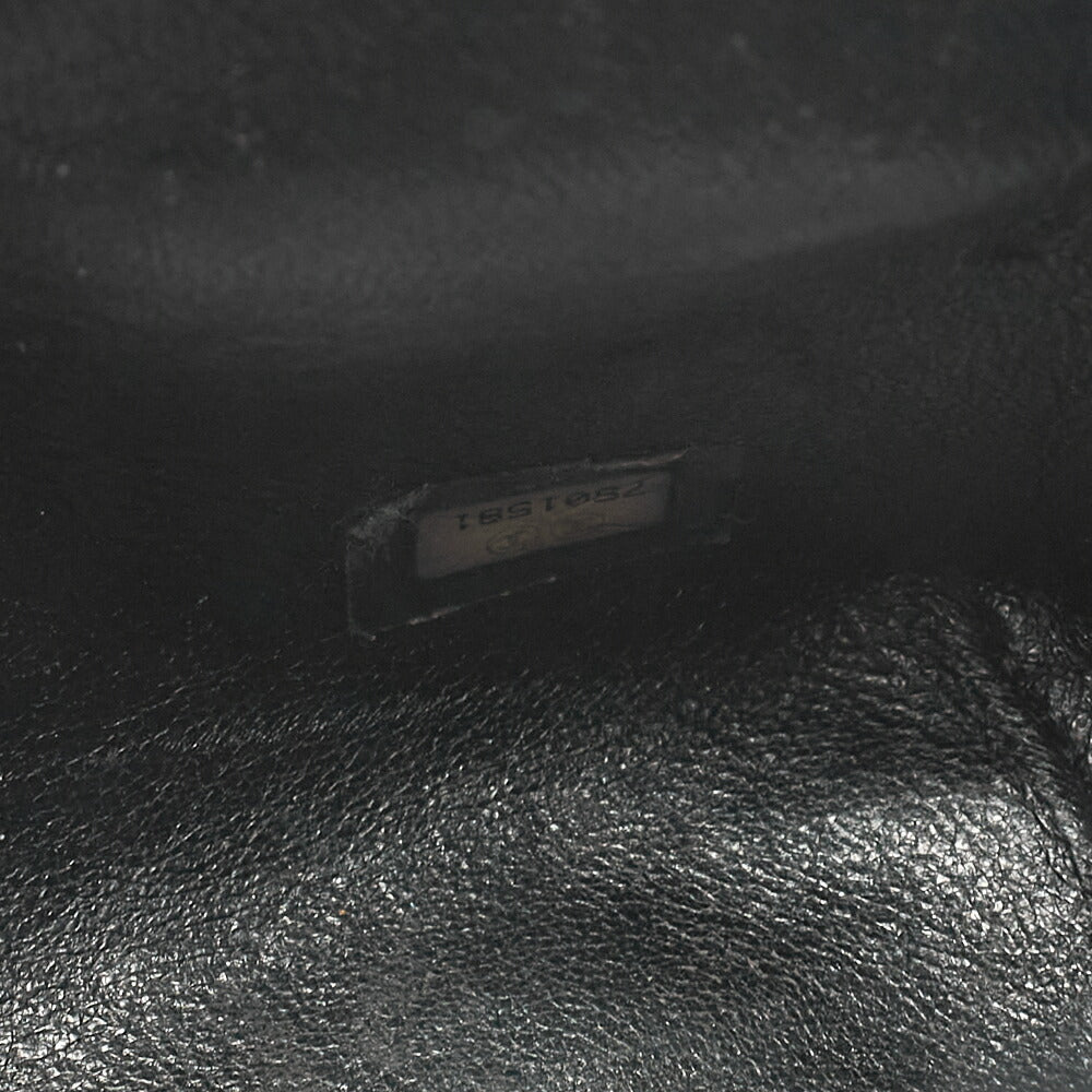 CHANEL Handbag Matelasse Turnlock Kelly Shape Caviar Skin Black Gold-Tone Hardware, Pre-Owned