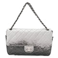 CHANEL Patent Matrasse Single Gradient Chain Shoulder Black X Gray Silver-Tone Hardware, Pre-Owned