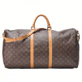 LOUIS VUITTON Monogram Keepol Handi?re 60 Boston Bag M41412 Brown Gold-Tone Hardware, Pre-Owned