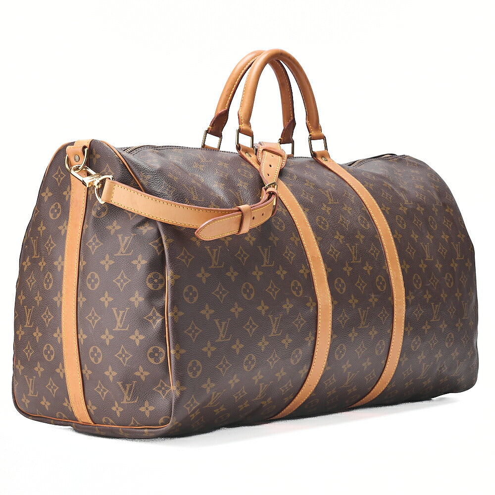 LOUIS VUITTON Monogram Keepol Handi?re 60 Boston Bag M41412 Brown Gold-Tone Hardware, Pre-Owned