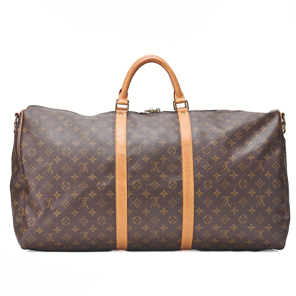 LOUIS VUITTON Monogram Keepol Handi?re 60 Boston Bag M41412 Brown Gold-Tone Hardware, Pre-Owned