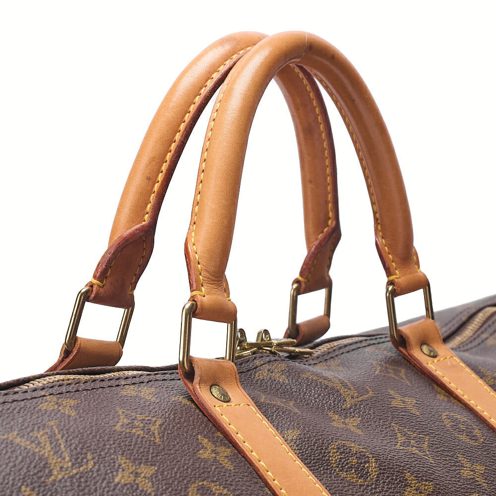 LOUIS VUITTON Monogram Keepol Handi?re 60 Boston Bag M41412 Brown Gold-Tone Hardware, Pre-Owned