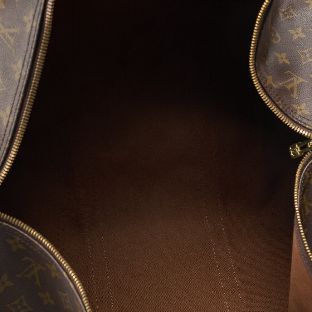 LOUIS VUITTON Monogram Keepol Handi?re 60 Boston Bag M41412 Brown Gold-Tone Hardware, Pre-Owned