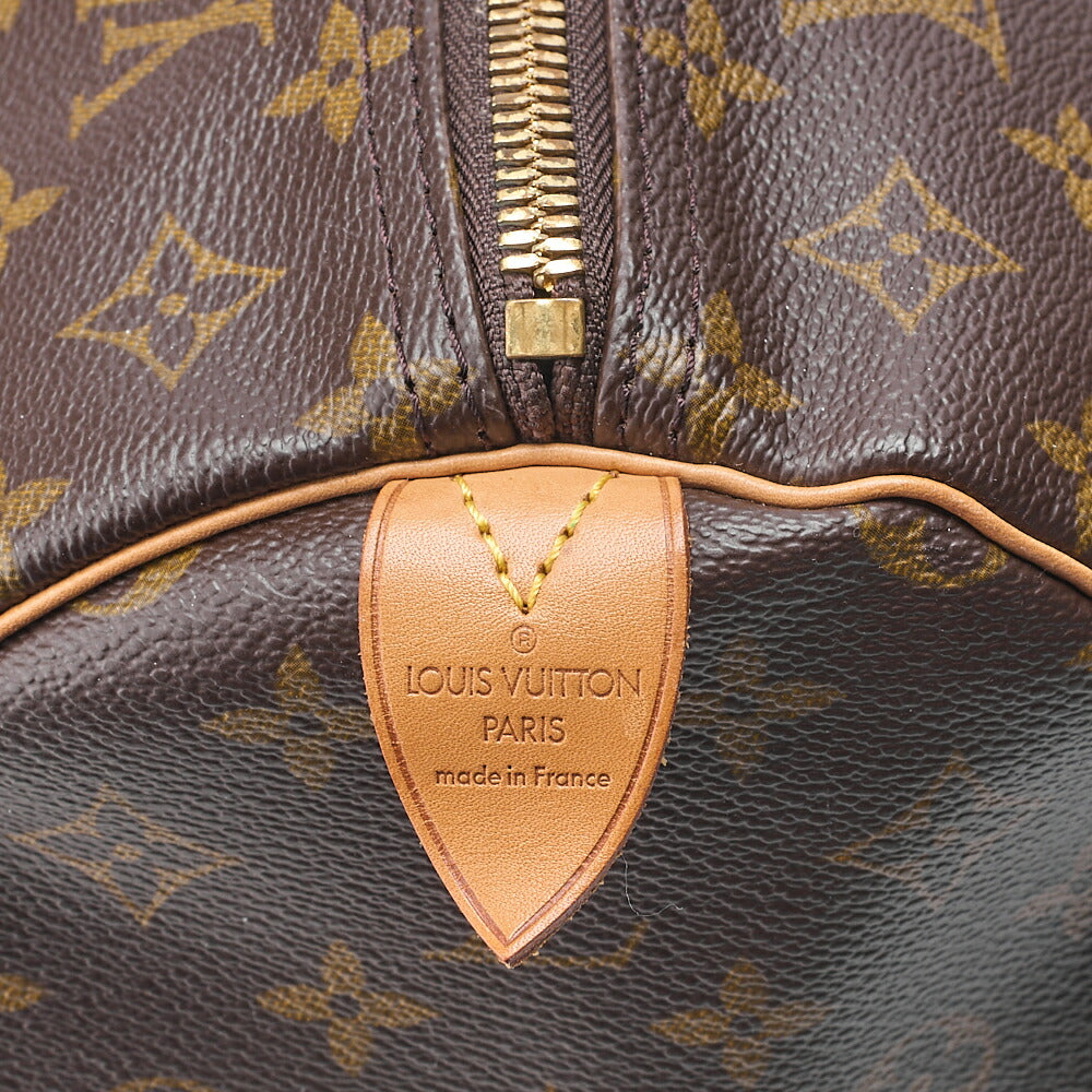 LOUIS VUITTON Monogram Keepol Handi?re 60 Boston Bag M41412 Brown Gold-Tone Hardware, Pre-Owned