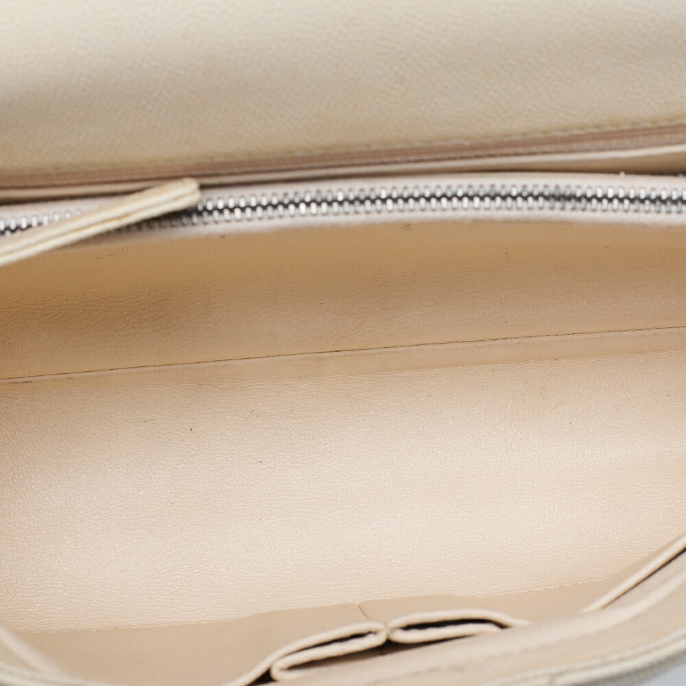 CHANEL Shoulder Bag Matlasse Coco Handle 2WAY Handbag Caviar Skin x Lizard Ivory Vintage-Tone Hardware, Pre-Owned