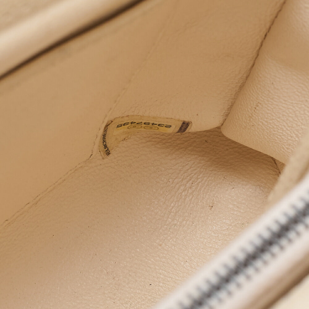 CHANEL Shoulder Bag Matlasse Coco Handle 2WAY Handbag Caviar Skin x Lizard Ivory Vintage-Tone Hardware, Pre-Owned