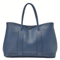 HERMES Garden Party TPM Tote Bag Negonda Brood Garis Silver-Tone Hardware, Pre-Owned