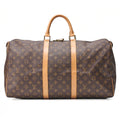 LOUIS VUITTON Louis Vuitton Monogram Keypol 50 Boston Bag M41428 Brown Gold-Tone Hardware, Pre-Owned