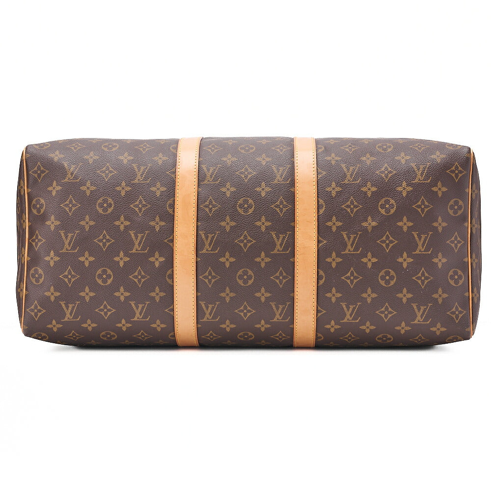 LOUIS VUITTON Louis Vuitton Monogram Keypol 50 Boston Bag M41428 Brown Gold-Tone Hardware, Pre-Owned