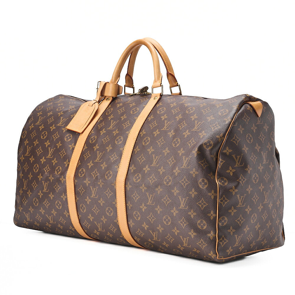 LOUIS VUITTON Louis Vuitton Monogram Keypol 60 Boston Back M41422 Brown Gold-Tone Hardware, Pre-Owned