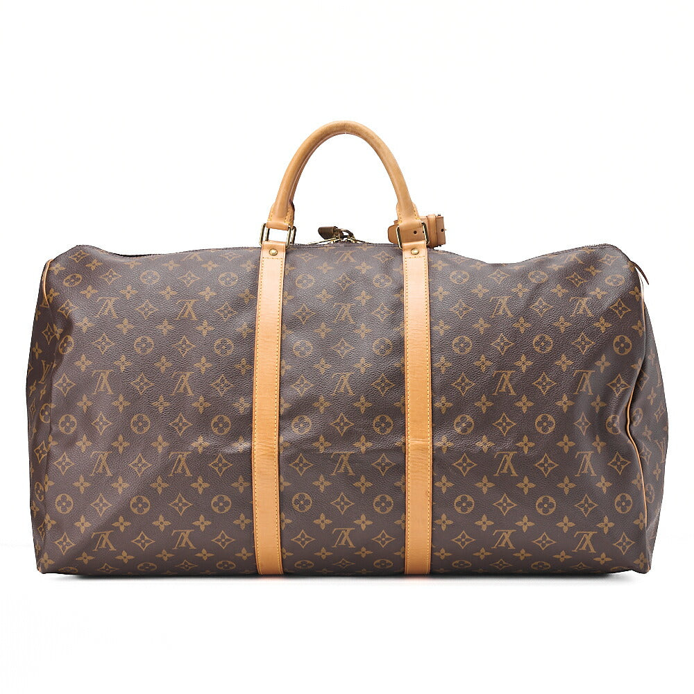 LOUIS VUITTON Louis Vuitton Monogram Keypol 60 Boston Back M41422 Brown Gold-Tone Hardware, Pre-Owned