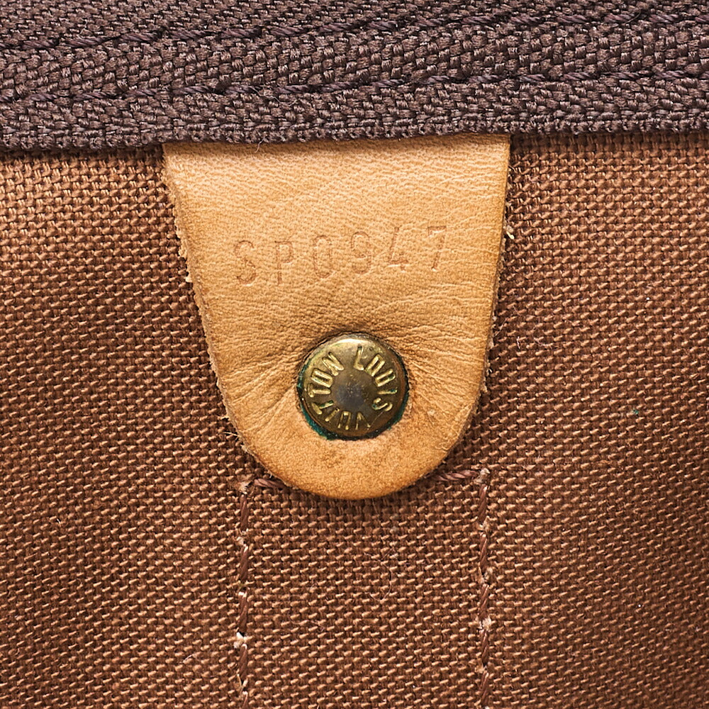 LOUIS VUITTON Louis Vuitton Monogram Keypol 60 Boston Back M41422 Brown Gold-Tone Hardware, Pre-Owned