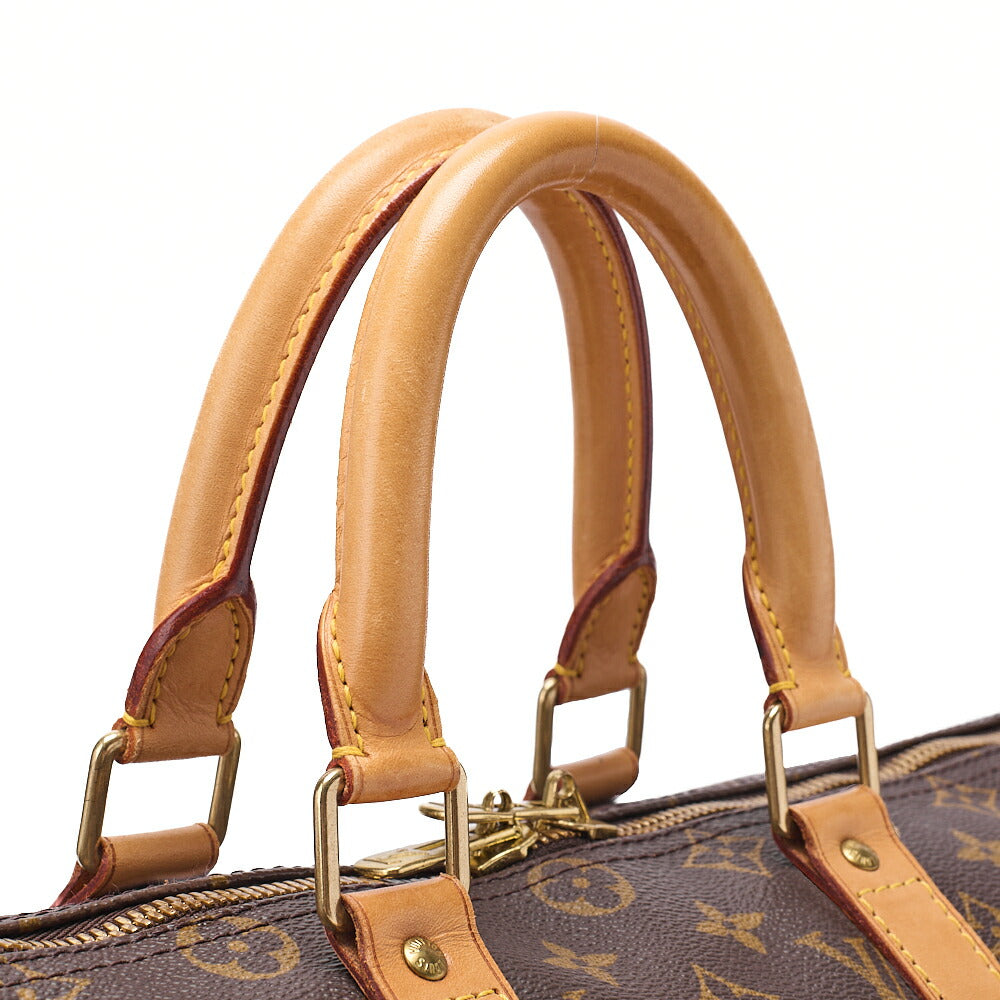 LOUIS VUITTON Louis Vuitton Monogram Keypol 45 Boston Bag M41428 Brown Gold-Tone Hardware, Pre-Owned