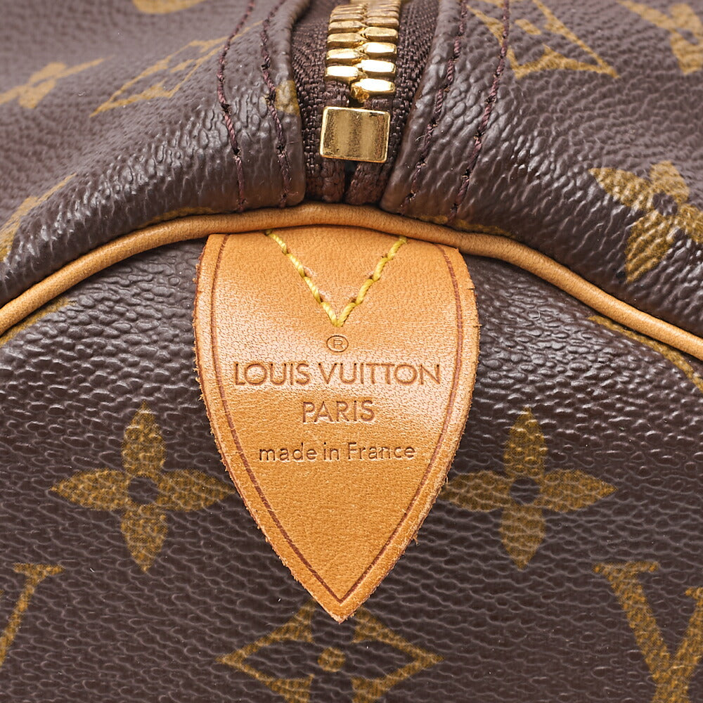 LOUIS VUITTON Louis Vuitton Monogram Keypol 45 Boston Bag M41428 Brown Gold-Tone Hardware, Pre-Owned