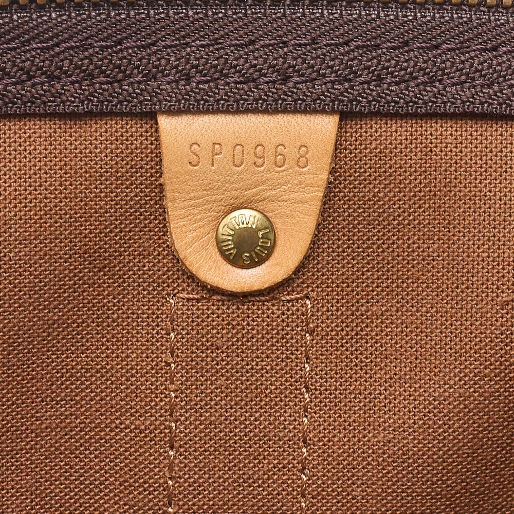 LOUIS VUITTON Louis Vuitton Monogram Keypol 45 Boston Bag M41428 Brown Gold-Tone Hardware, Pre-Owned