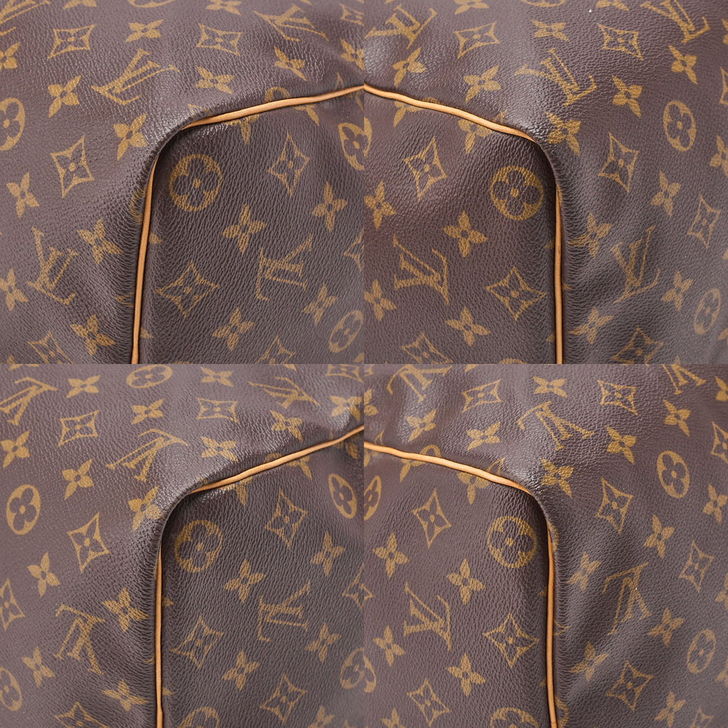 LOUIS VUITTON Louis Vuitton Monogram Keypol 45 Boston Bag M41428 Brown Gold-Tone Hardware, Pre-Owned