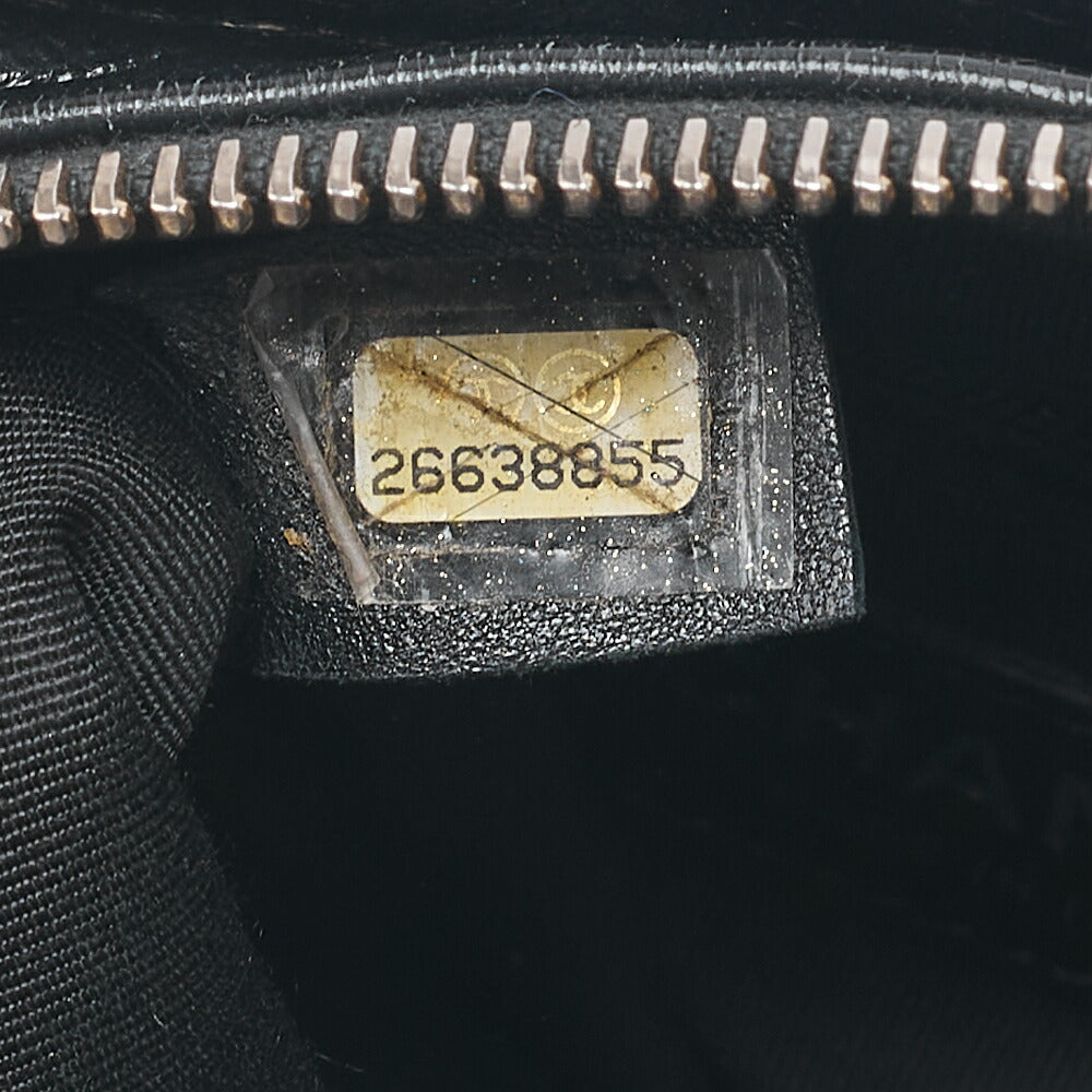 CHANEL Chain Shoulder Bag Matelasse Gabrielle de Vintage Calf Black x Gold Silver x Gold-Tone Hardware, Pre-Owned