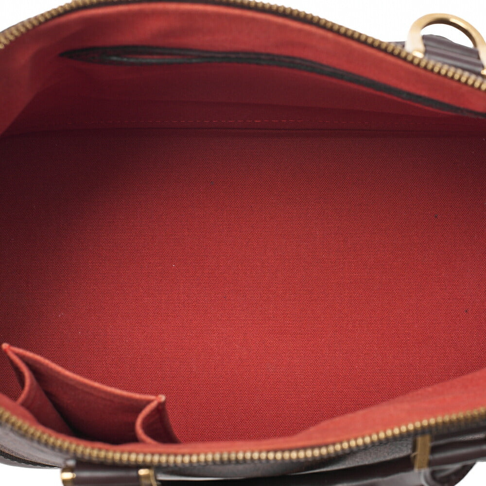 LOUIS VUITTON Louis Vuitton Handbag Alma PM Damier N53151 Brown Gold-Tone Hardware, Pre-Owned