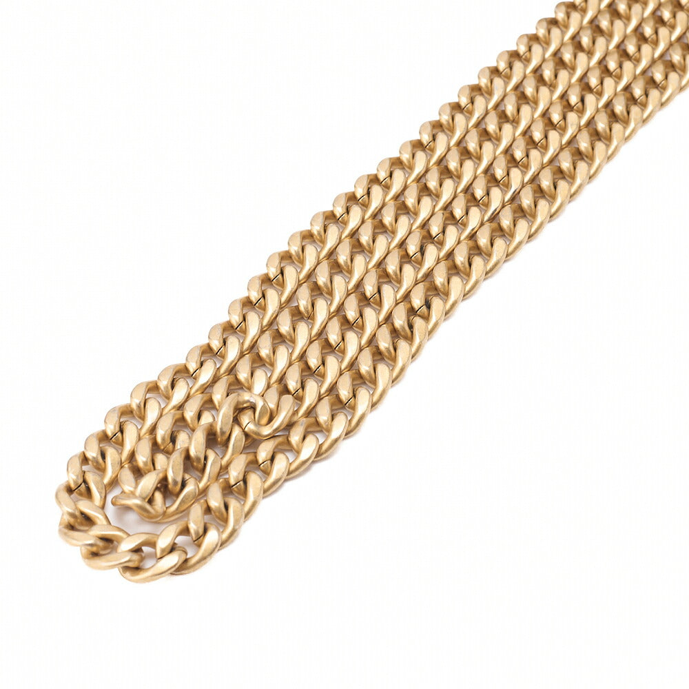 CHANEL Matelasse Camellia Ball Chain Wallet Lambskin Black Gold-Tone Hardware, Pre-Owned