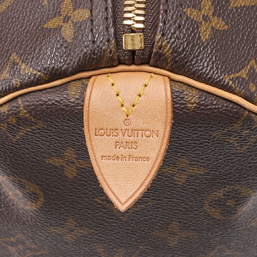 LOUIS VUITTON Louis Vuitton Monogram Keypol 55 Boston Bag M41414 Brown Gold-Tone Hardware, Pre-Owned