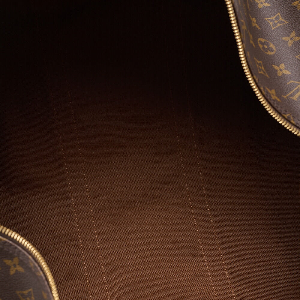 LOUIS VUITTON Louis Vuitton Monogram Keypol 55 Boston Bag M41414 Brown Gold-Tone Hardware, Pre-Owned