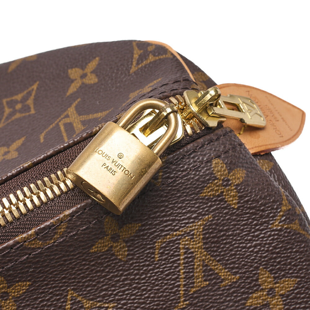 LOUIS VUITTON Louis Vuitton Monogram Keypol 55 Boston Bag M41414 Brown Gold-Tone Hardware, Pre-Owned